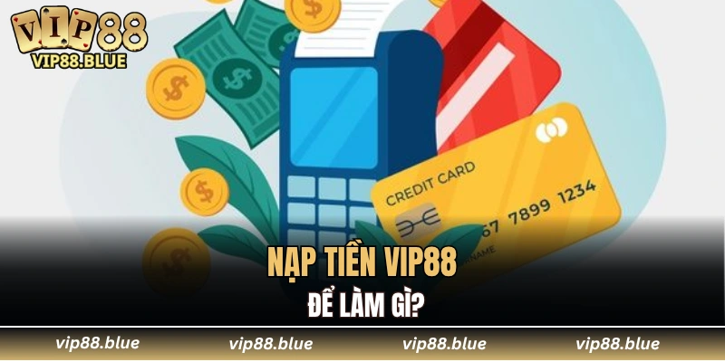 Nạp tiền VIP88 để làm gì?