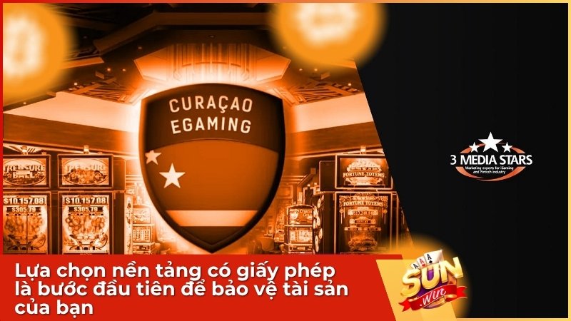 Lựa chọn nền tảng có giấy phép là bước đầu tiên để bảo vệ tài sản của bạn.